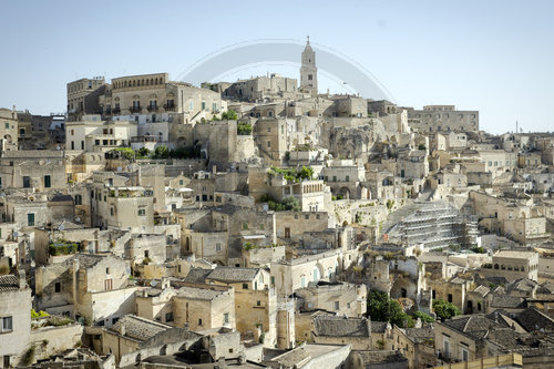 Blick auf die Altstadt Matera