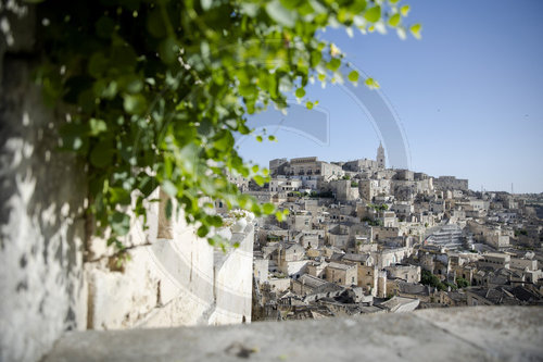 Blick auf die Altstadt Matera