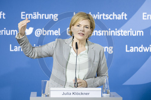 Julia Kloeckner gibt Pressekonferenz