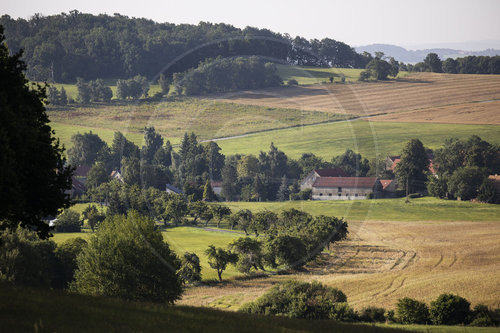Mittelgebirge, Landschaft in Koenigshain