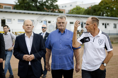 Olaf Scholz besucht Fortuna Babelsberg e.V.