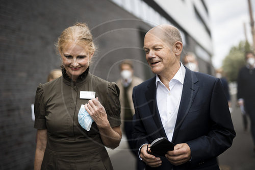 Olaf Scholz Pressereise Brandenburg