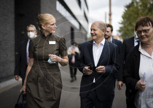 Olaf Scholz Pressereise Brandenburg