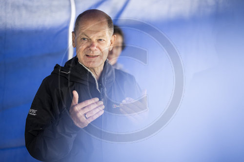 Olaf Scholz in Brandenburg