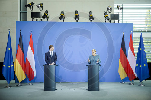 PK Merkel und Kurz