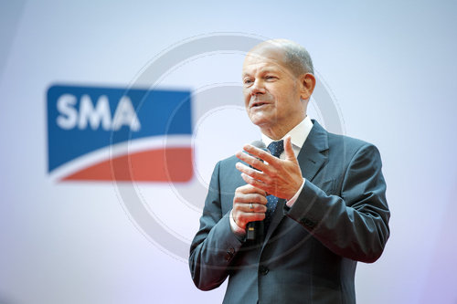 Wahlkampf Olaf Scholz in Nord-Hessen