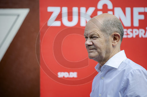 Wahlkampf Olaf Scholz in Nord-Hessen