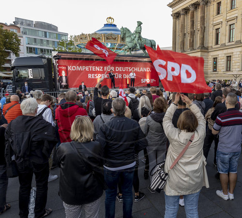 Kanzlerkandidat Scholz in Braunschweig