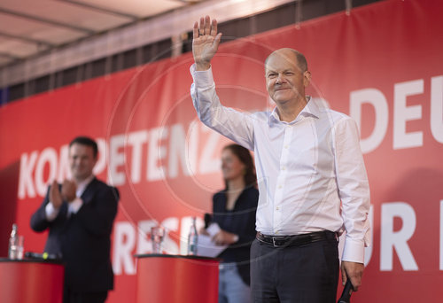 Kanzlerkandidat Scholz in Braunschweig