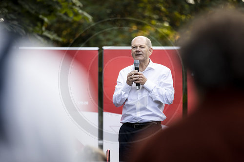 Olaf Scholz in Leipzig