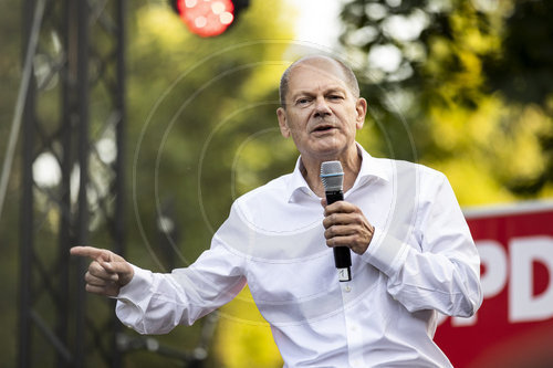 Olaf Scholz in Leipzig