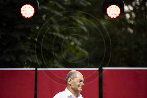 Olaf Scholz in Leipzig