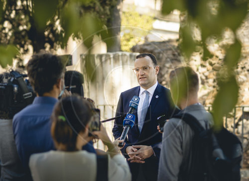 Jens Spahn beim G20 Treffen der Gesundheitsminister