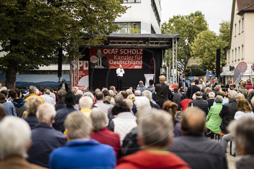 Olaf Scholz im Wahlkampf