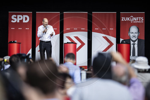 Olaf Scholz im Wahlkampf