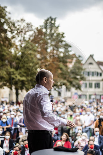 Olaf Scholz im Wahlkampf