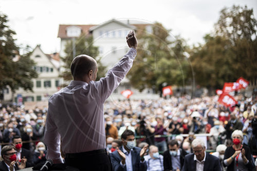 Olaf Scholz im Wahlkampf