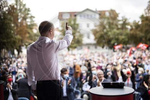 Olaf Scholz im Wahlkampf