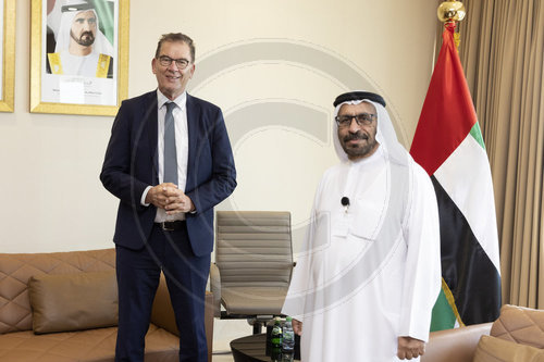 Gerd Mueller, Entwicklungsminister trifft H.E. StM Khalifa Shaheen Al Marar