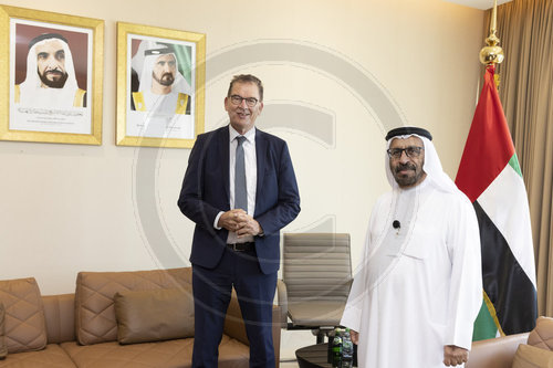 Gerd Mueller, Entwicklungsminister trifft H.E. StM Khalifa Shaheen Al Marar