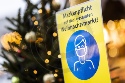 Weihnachtsmarkt in der Corona-Pandemie