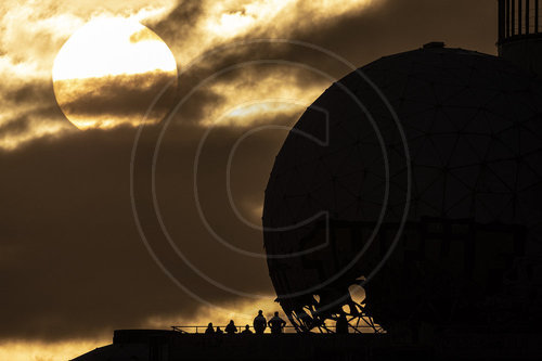 Sonnenuntergang in Berlin