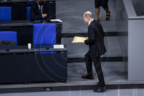 Regierungserklaerung von Kanzler Olaf Scholz