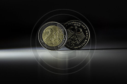 Euro und Deutsche Mark