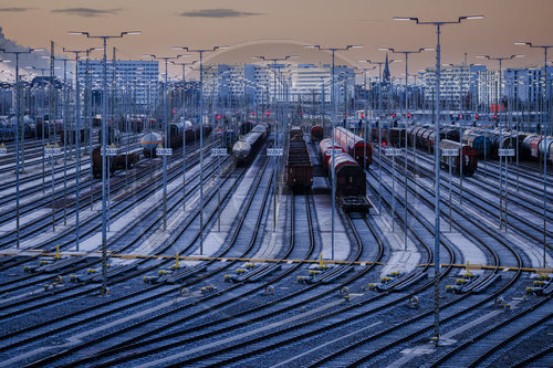 Gueterbahnhof Halle an der Saale