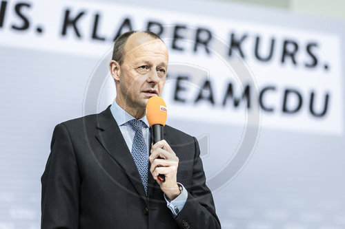 Pressekonzerenz zur Wahl des CDU-Vorsitzenden