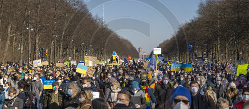 Demo gegen den Krieg Russlands in der Ukraine