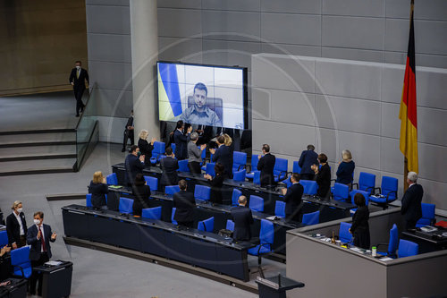 Selenskyj spricht vor Bundestag