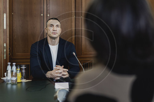 Annalena Baerbock trifft Wladimir Klitschko