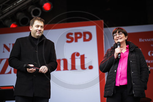 Wahlkampfauftakt der NRWSPD in Essen