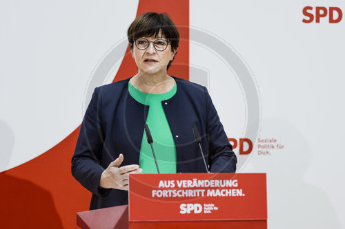 Pressekonferenz nach SPD-Vorstandsklausur