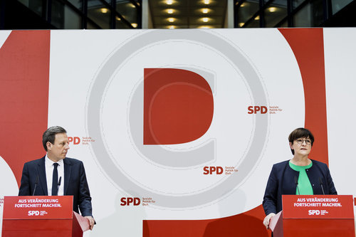 Pressekonferenz nach SPD-Vorstandsklausur