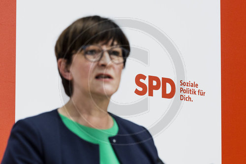 Pressekonferenz nach SPD-Vorstandsklausur