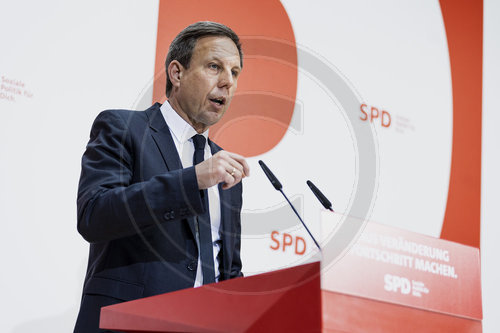 Pressekonferenz nach SPD-Vorstandsklausur