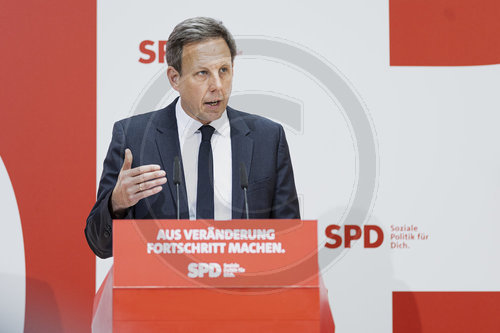 Pressekonferenz nach SPD-Vorstandsklausur