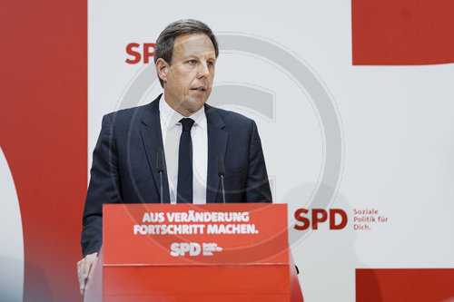 Pressekonferenz nach SPD-Vorstandsklausur