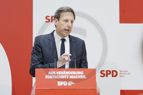 Pressekonferenz nach SPD-Vorstandsklausur