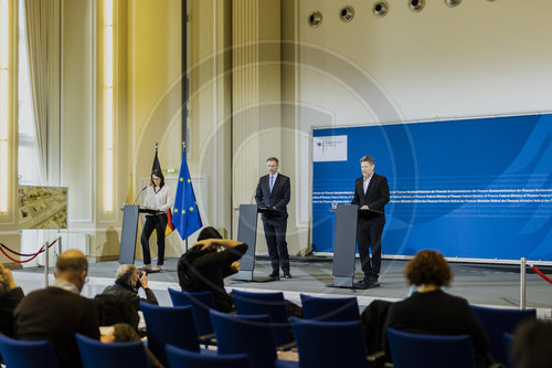 Pressekonferenz zu Wirtschaftshilfen