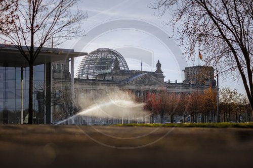 Reichstag am Morgen