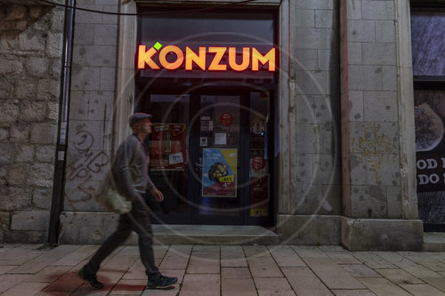 KONZUM Verkaufsstelle in Split