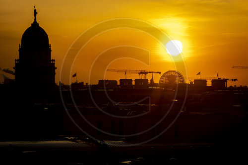 Sonnenuntergang Reichstag