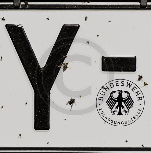 Autokennzeichen der Bundeswehr