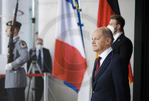 Olaf Scholz trifft Emmanuel Macron