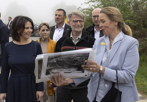 Annalena Baerbock (Buendnis 90/Die Gruenen), Bundesaussenministerin, in Vogelsang