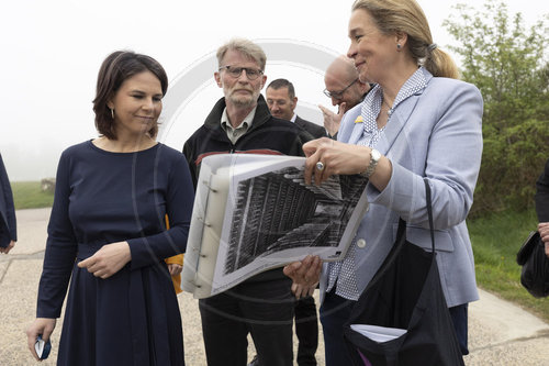 Annalena Baerbock (Buendnis 90/Die Gruenen), Bundesaussenministerin, in Vogelsang