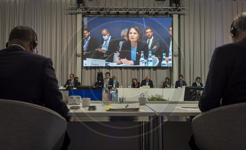 BMin Baerbock bei G7 Treffen